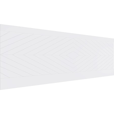 Ekena Millwork 32"H x 94 1/2"W Nuevo PVC Wainscot Paneling Kit WPK32X94NUV